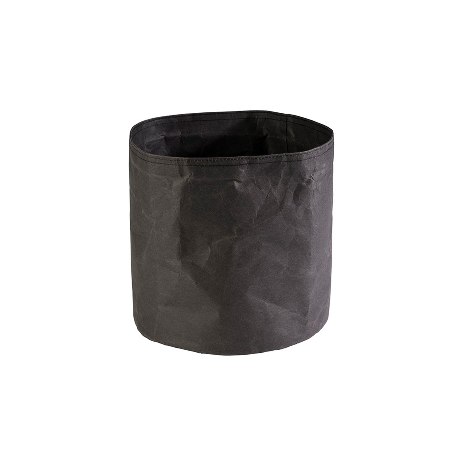 *Auslauf*Brottasche Ø 24 cm, H: 24 cm 70% Naturfaser, 30% Kunstharz, schwarz