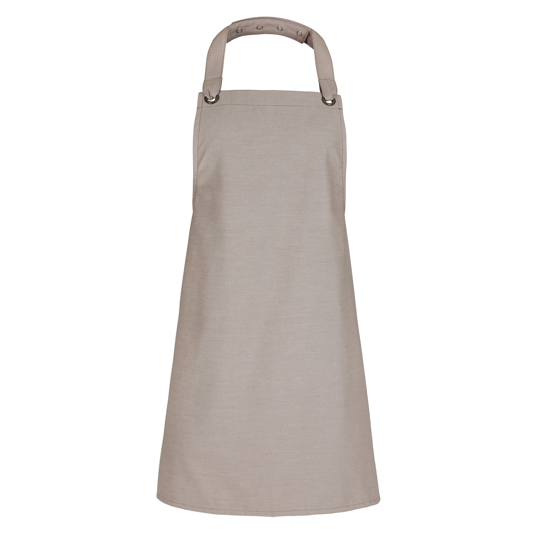 Latzschürze Emilia Gr. II: 100 x 80 cm, Jeanslook sand