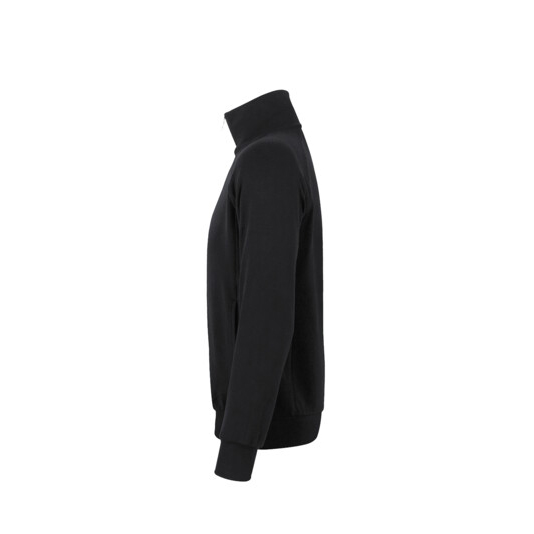 Unisex-Sweatjacke College, schwarz