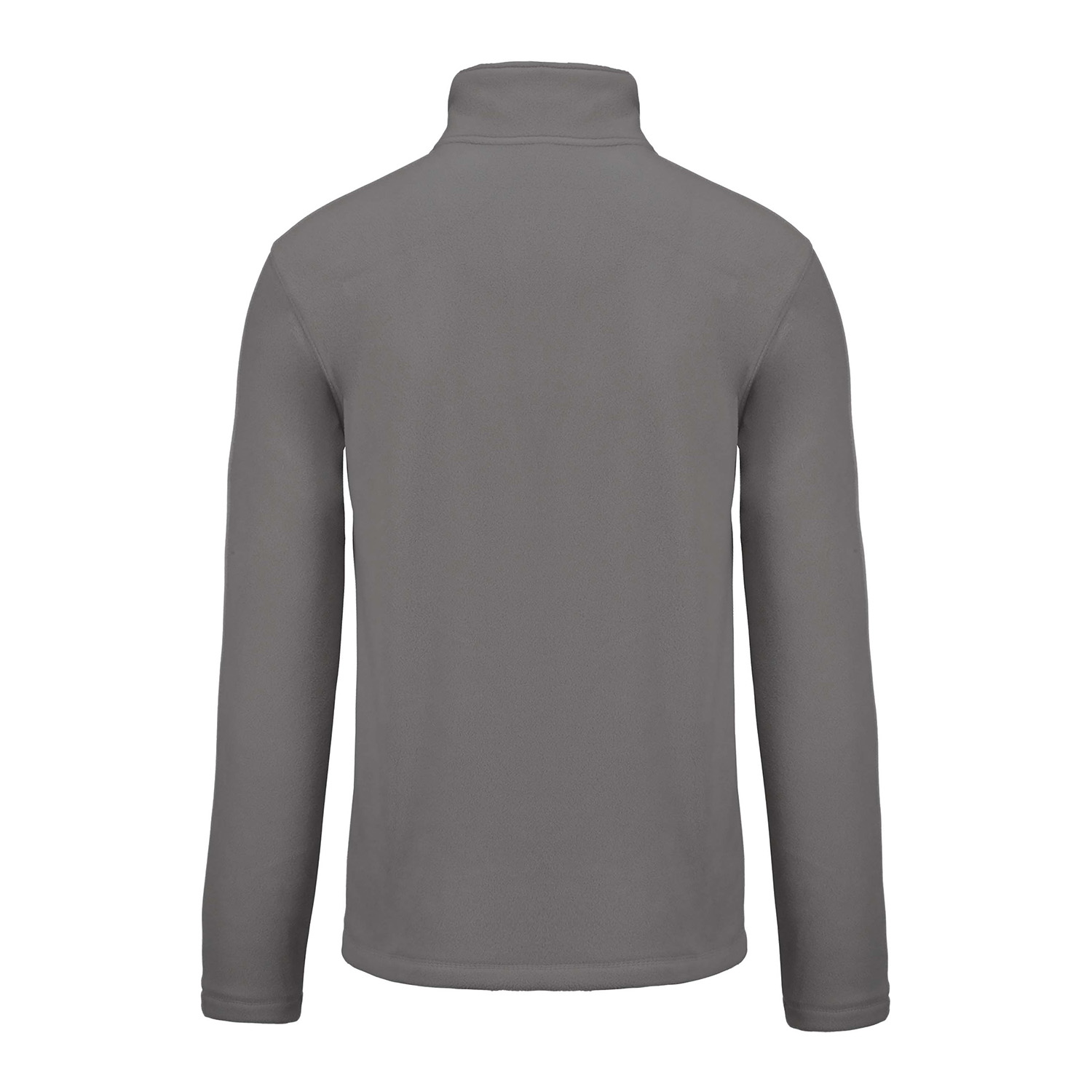 Herren-Fleece-Jacke, convoy grau