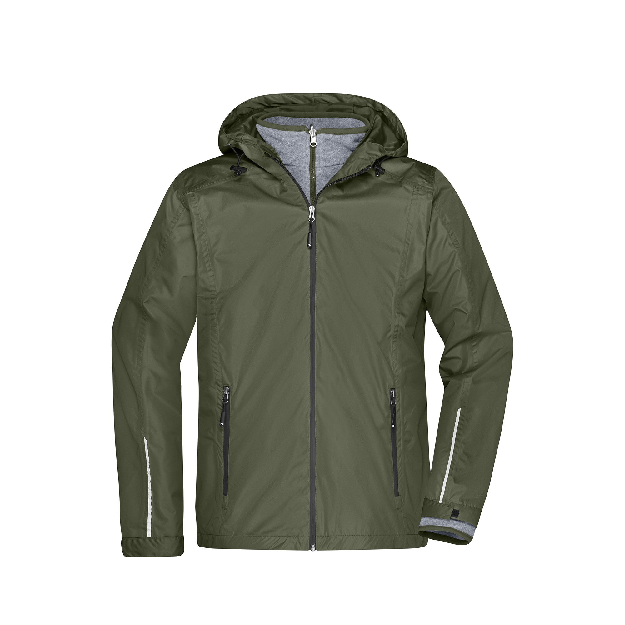 *Auslauf* Herren-Doppeljacke 3 in 1, olive/schwarz