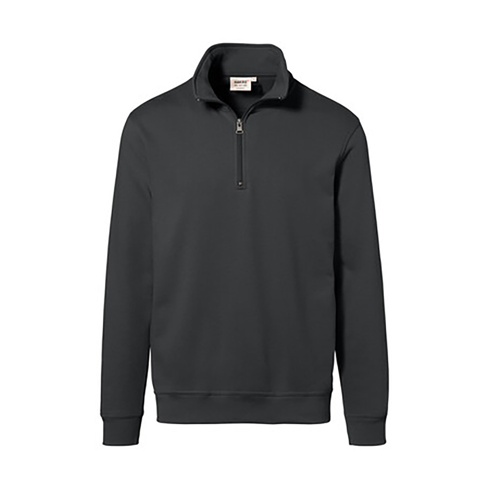 Zip-Sweatshirt Premium, schwarz