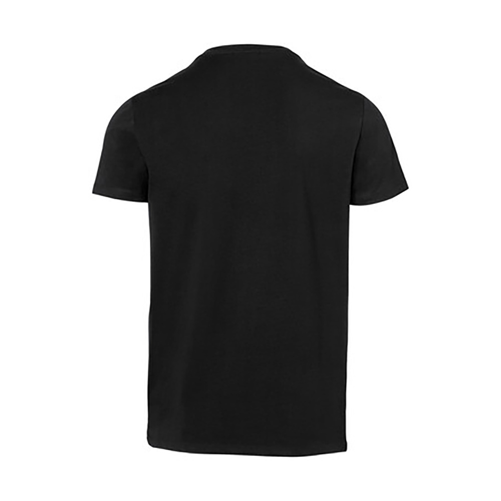 Unisex-V-Shirt Stretch, schmal geschnitten, schwarz