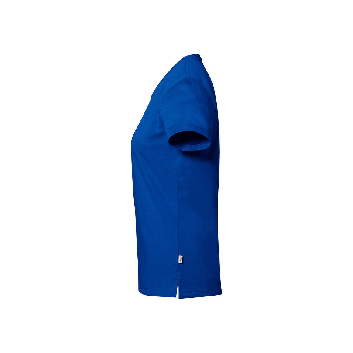 Woman V-Shirt Cotton Tec, royal