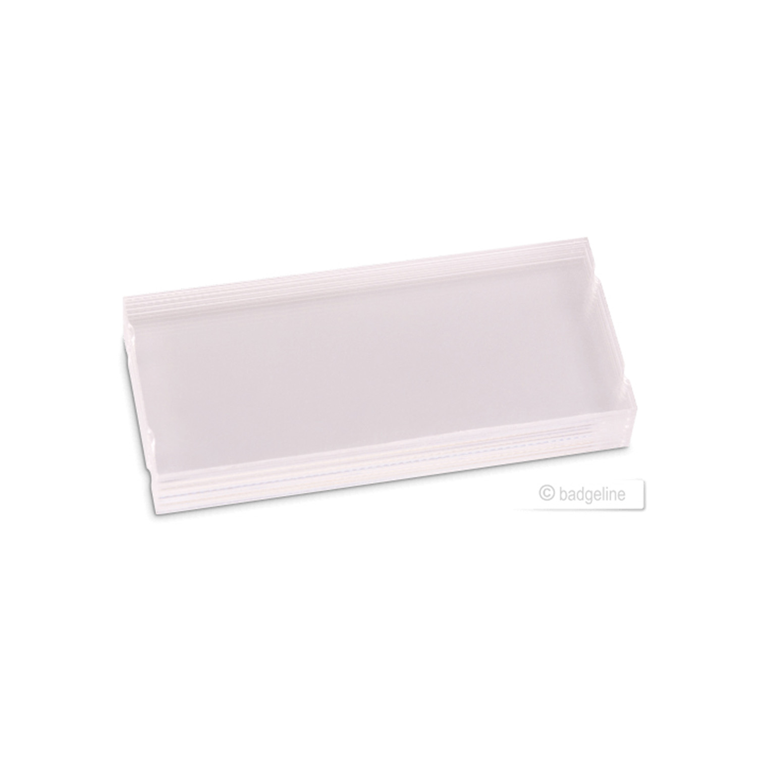 Ersatz-Frontscheibe für Namensschild 68 x 22 mm