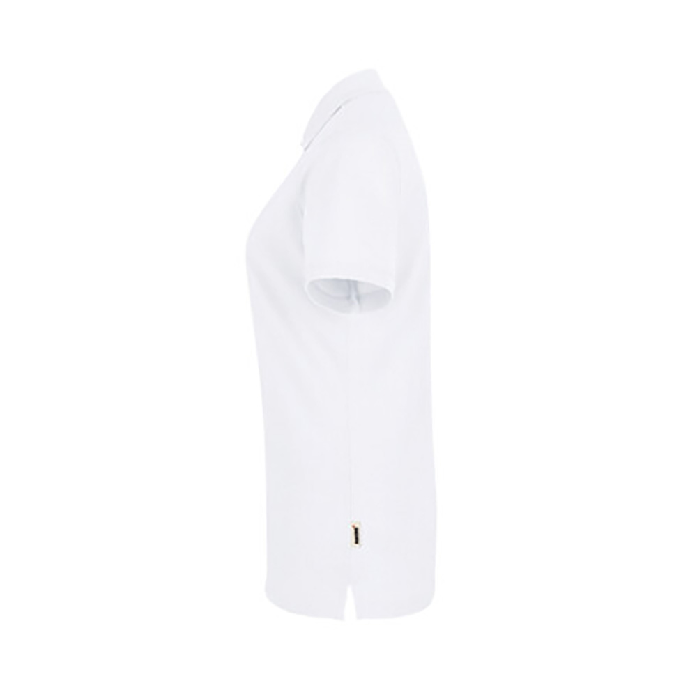 Damen-Poloshirt Top, Kurzarm, weiß