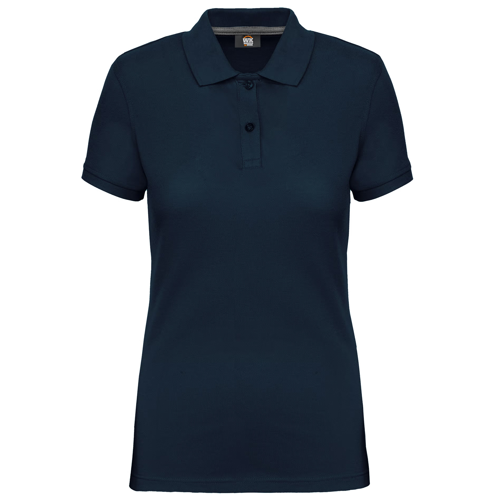 Damen Poloshirt kurzarm, navy