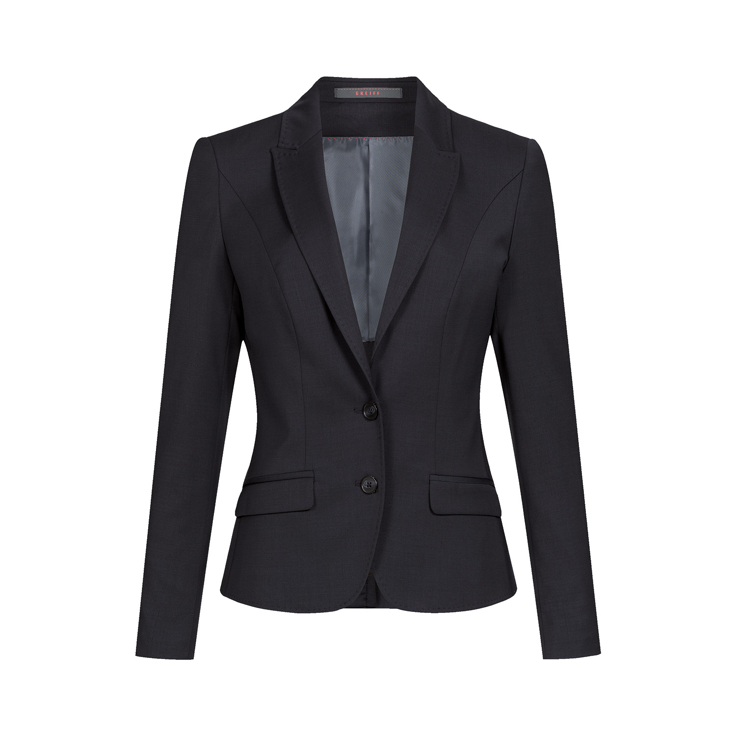 Damen-Blazer Slim Fit, Modern with 37,5, dunkelblau