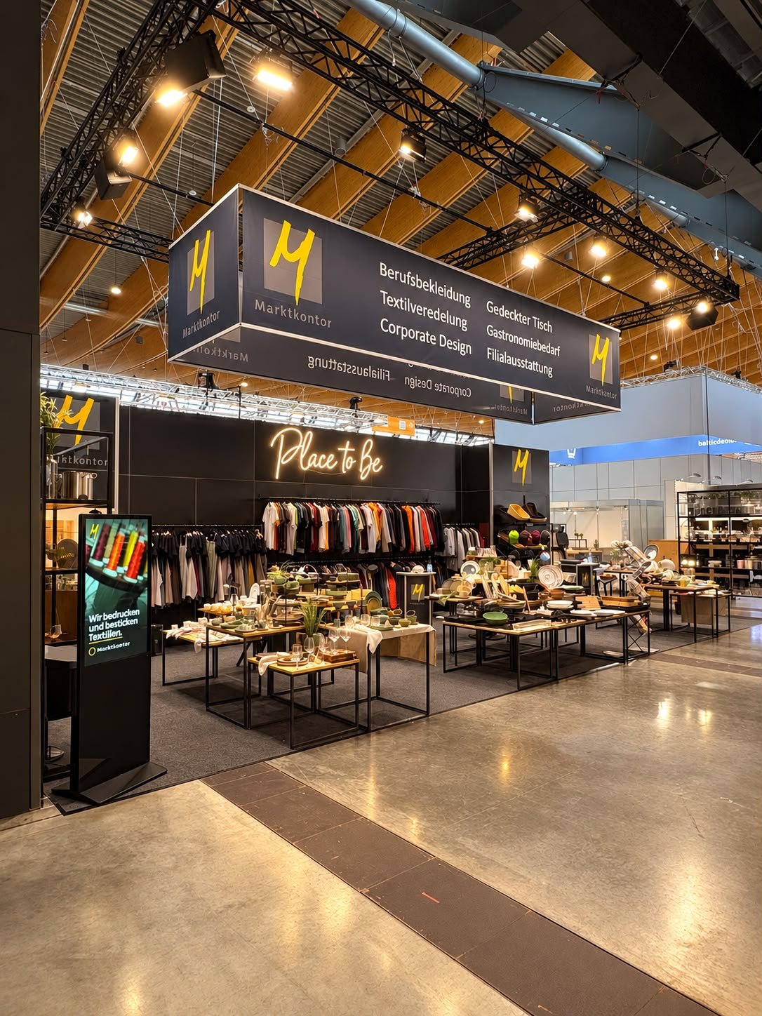 Messestand von Marktkontor auf der südback 2026 in Halle 10