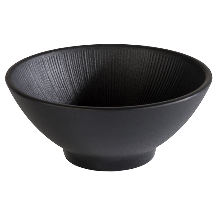 Schale -NERO- Ø 16 cm, H: 6,5 cm Melamin, schwarz