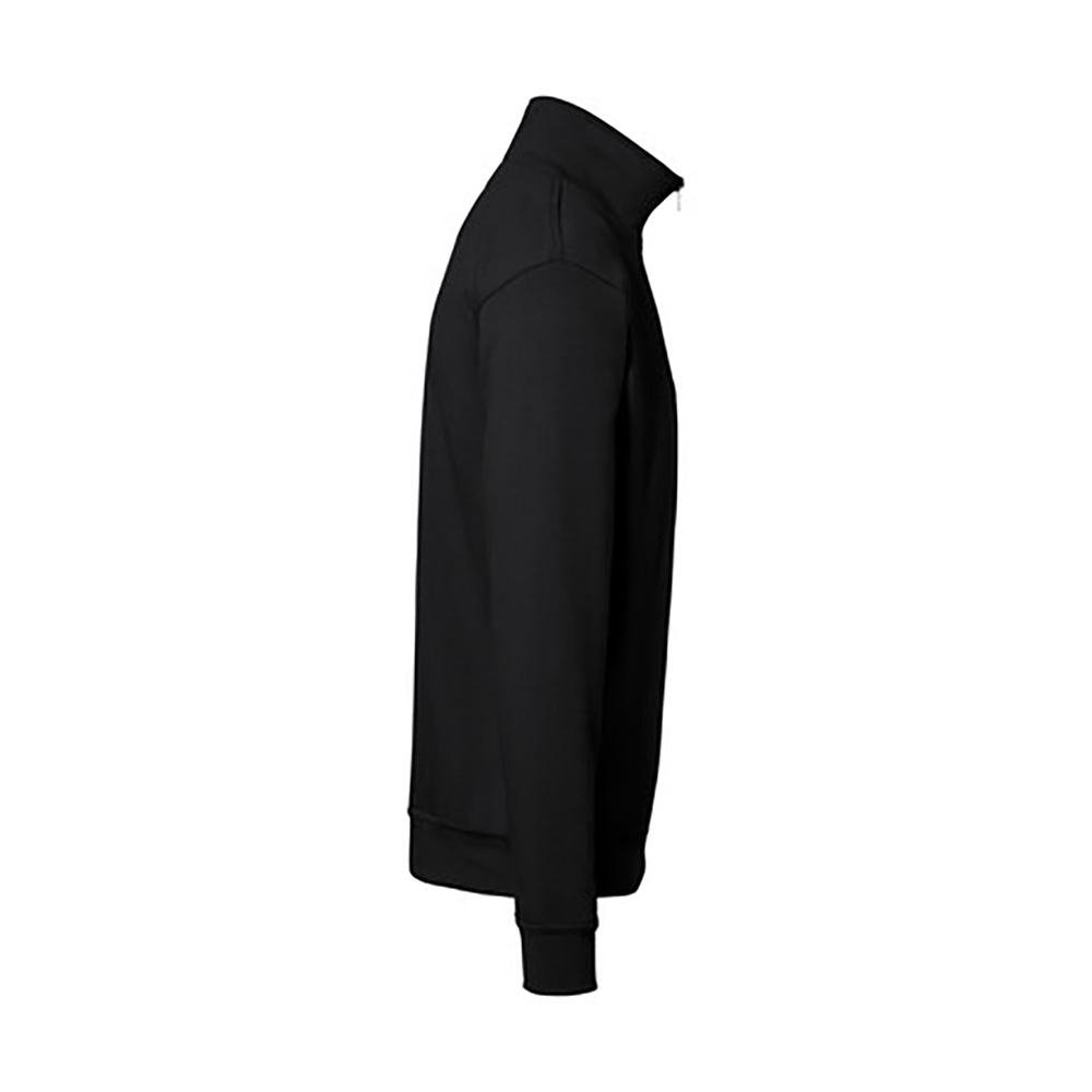 Zip-Sweatshirt Premium, schwarz