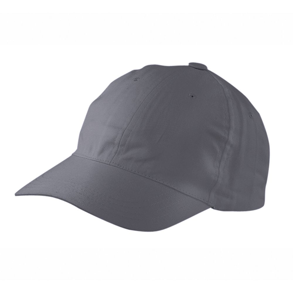 Base-Cap mit Klettband, waschbar, silbergrau