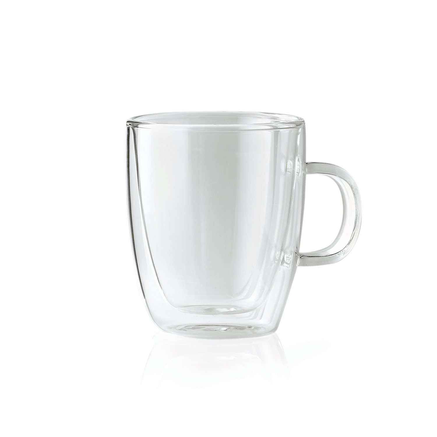 Doppelwandiges Glas mit Henkel Enjoy 360 ml