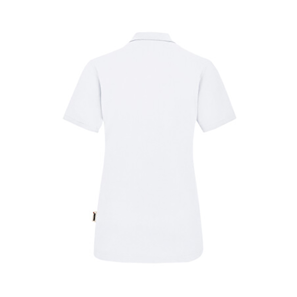 Damen-Poloshirt Top, Kurzarm, weiß