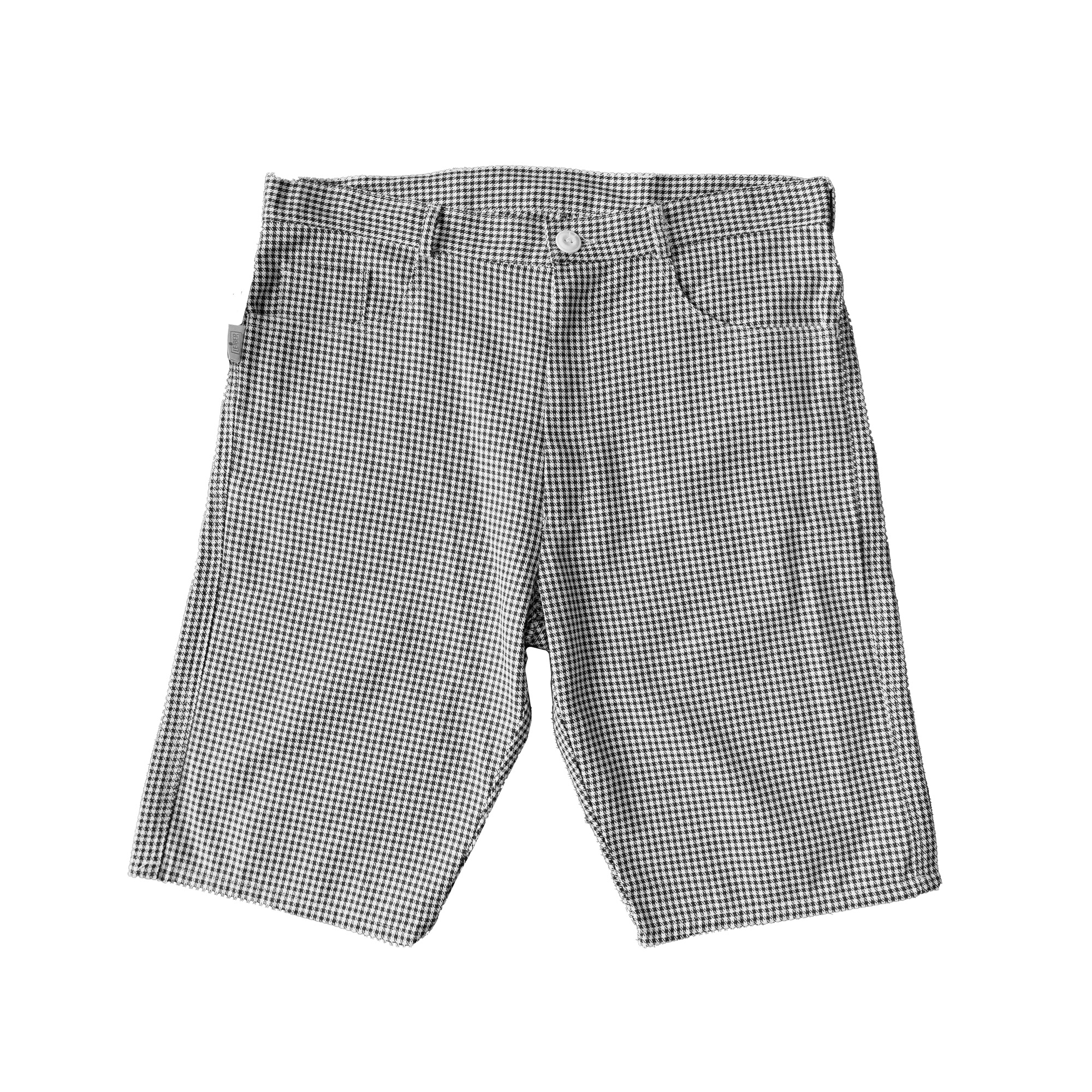 Bäcker-Bermuda, pepita s/w, Gr. 48