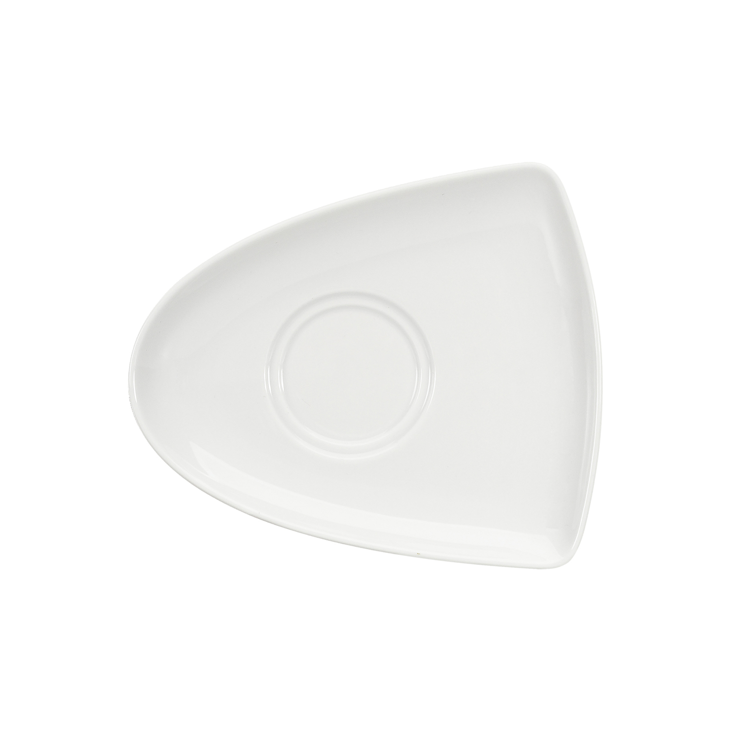 Kombi-Untertasse Enjoy/Options asymmetrisch 17,0 cm , Doppelspiegel