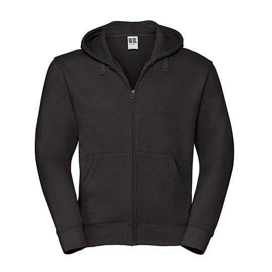 Unisex Zip Hooded Sweatjacke, weiß