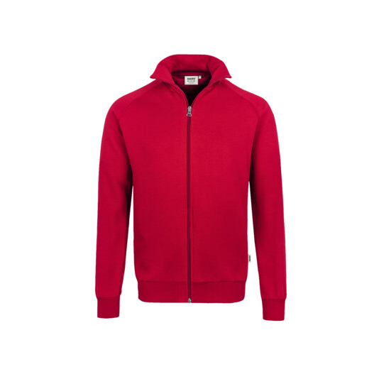 Unisex-Sweatjacke College, rot
