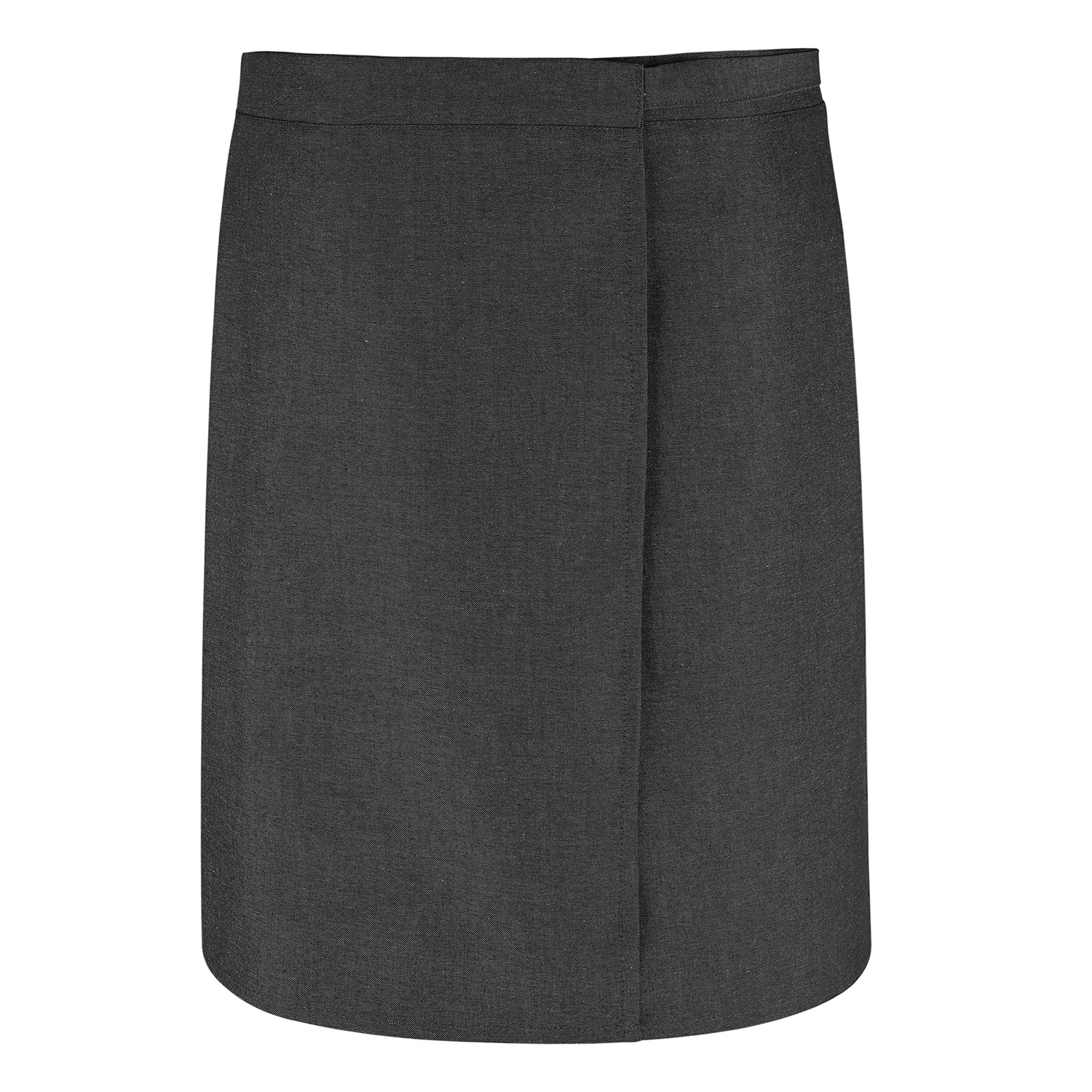 Wickel-Bistroschürze 145 x 60 cm, Jeanslook anthrazit