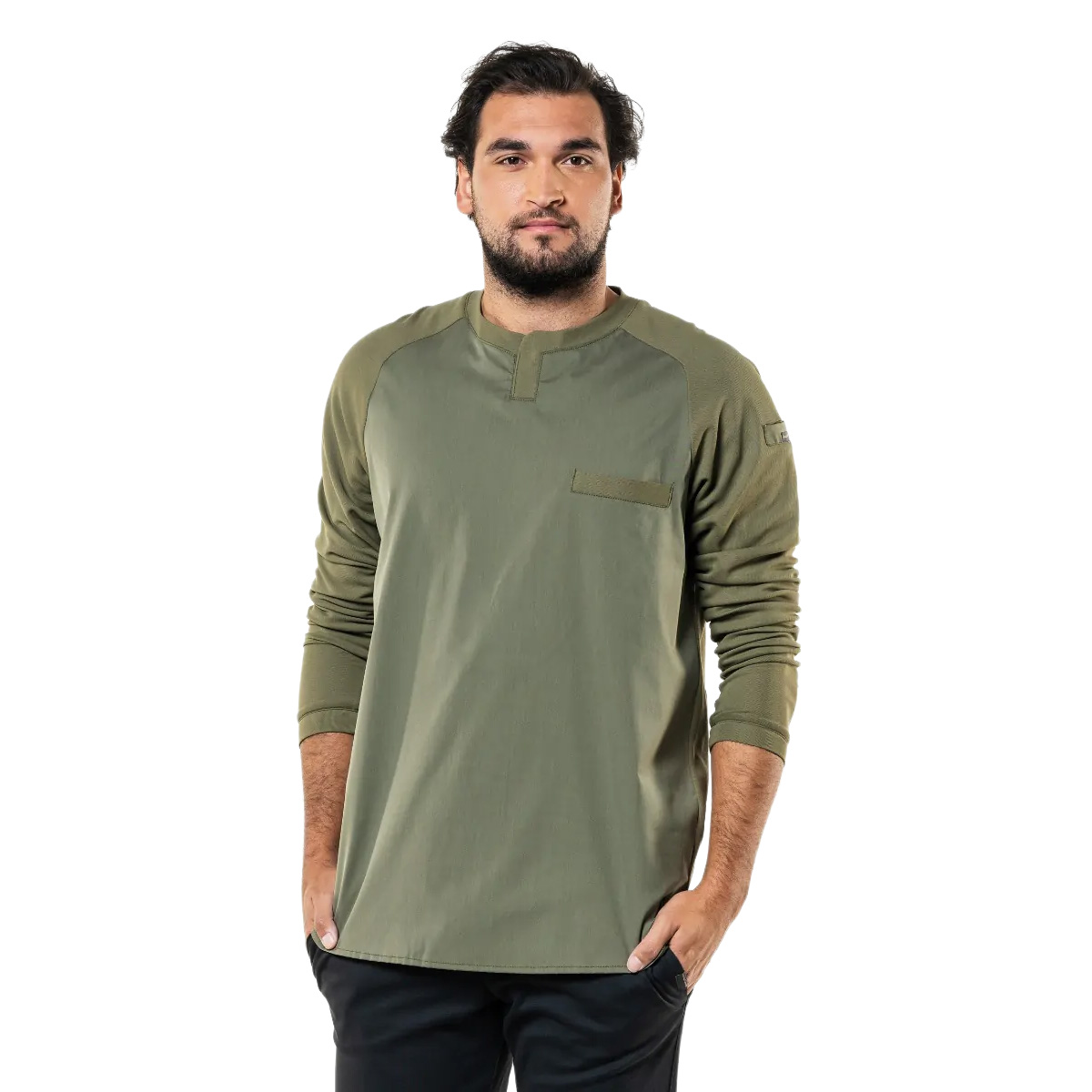 Chaud Devant T-Shirt Valente Chef Jacket moss