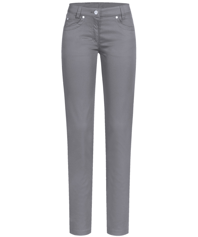 Damenhose Premium Five-Pocket, Regular Fit, schwarz