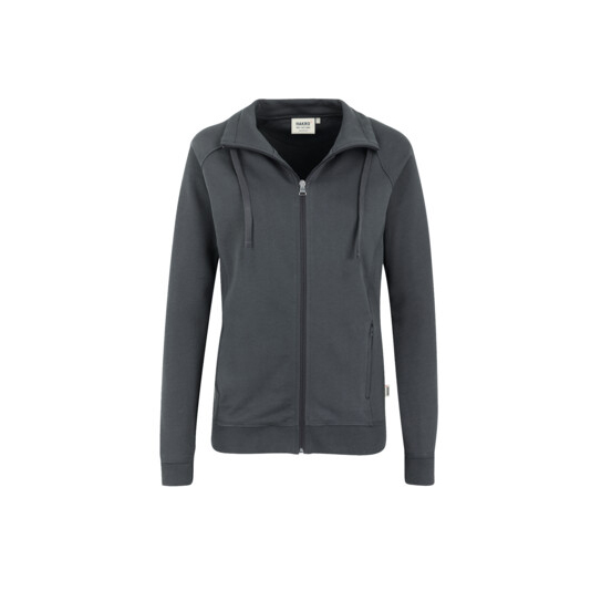 Woman-Sweatjacke College, anthrazit