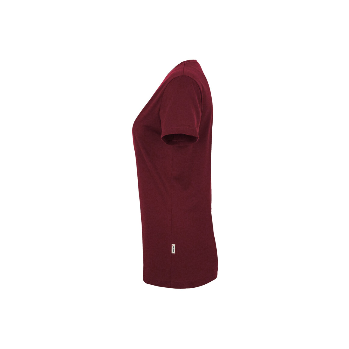 Woman-V-Shirt Mikralinar, weinrot