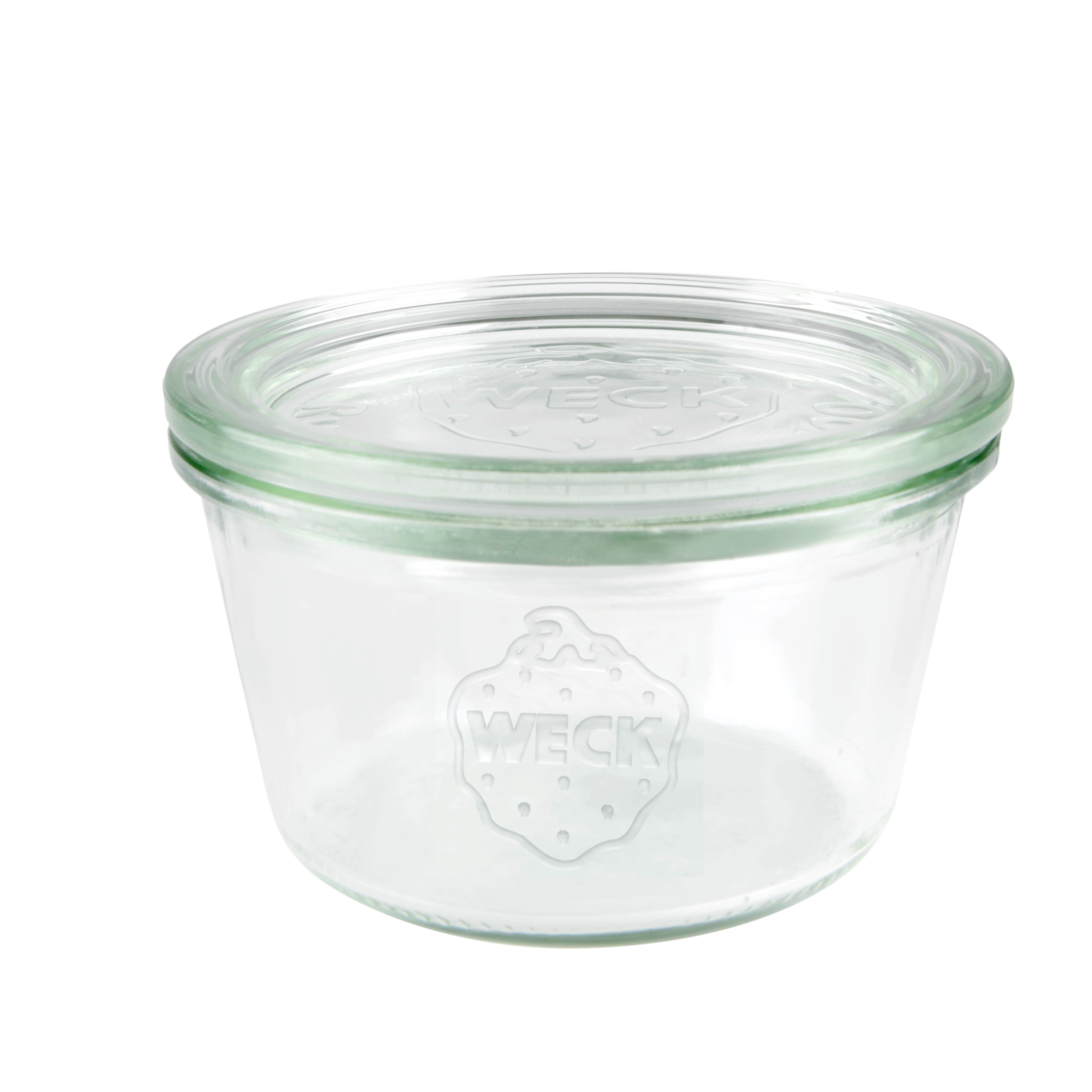 Weck-Glas mit Deckel 370 ml, Ø 10,0 cm, Höhe 6,9 cm