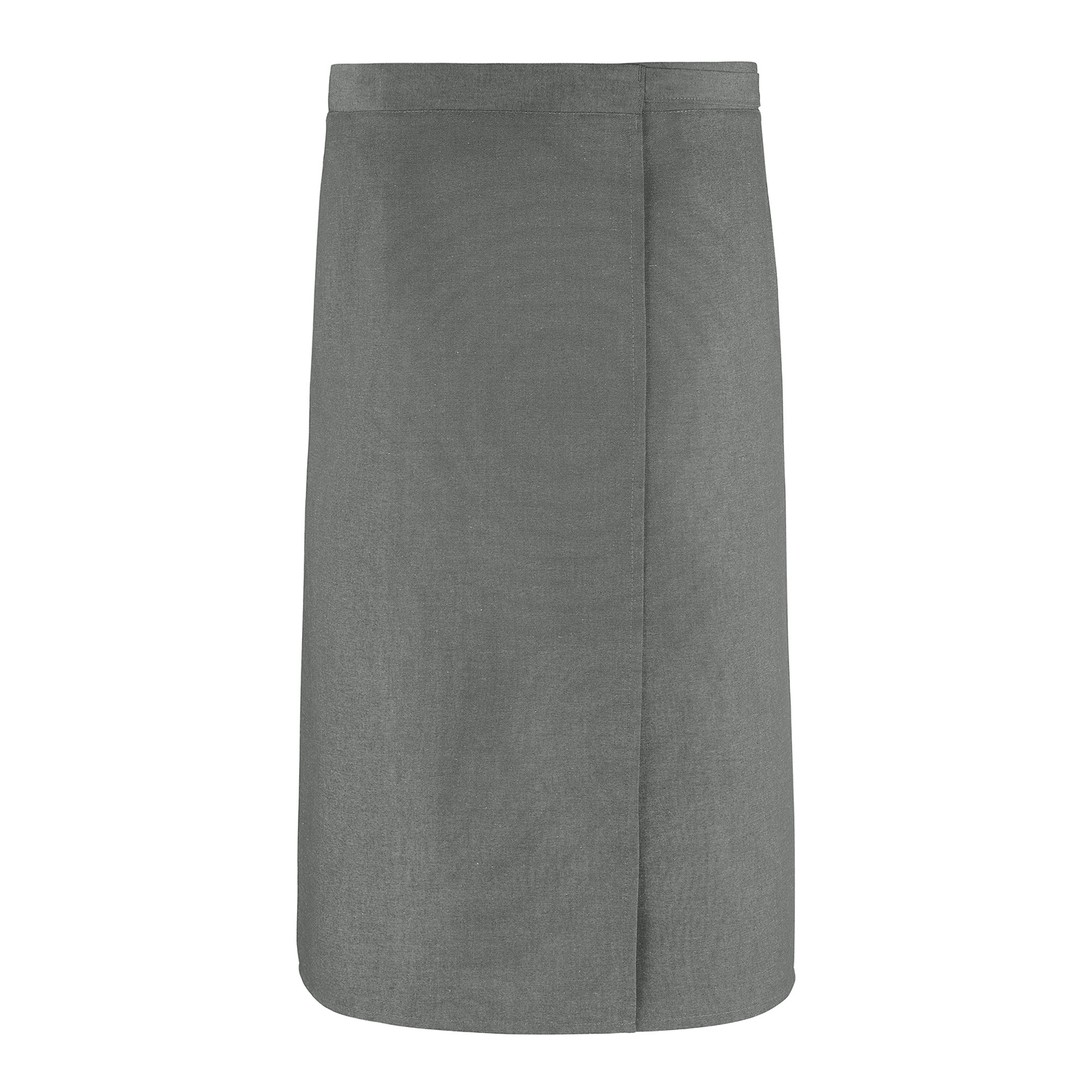 Wickel-Bistroschürze 125 x 80 cm, Jeanslook hellgrau