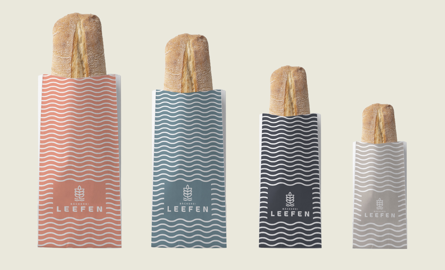 Bäckerei Leefen – Brötchentüten im neuen Design