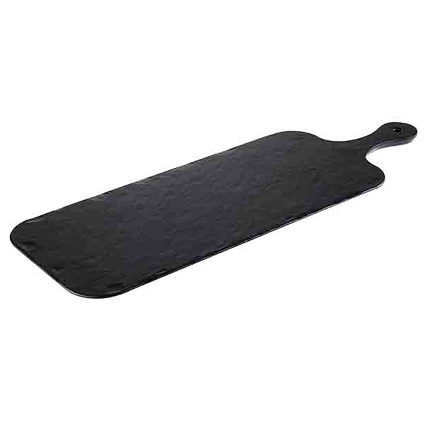 Tablett -SLATE-ROCK- 48 x 20 cm, H: 1,5 cm Melamin, schwarz, Schieferlook