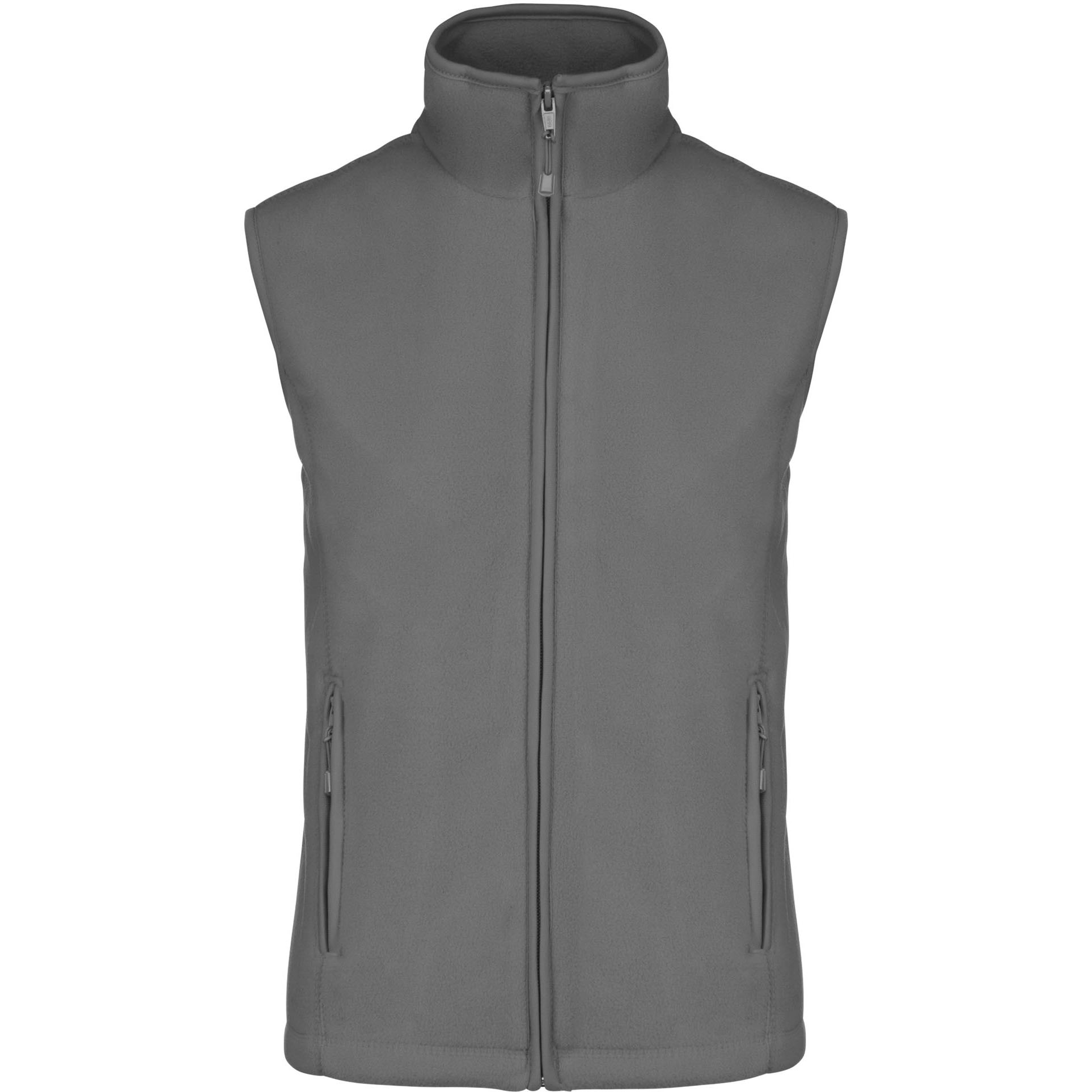 Damen-Fleece-Weste, convoy grau