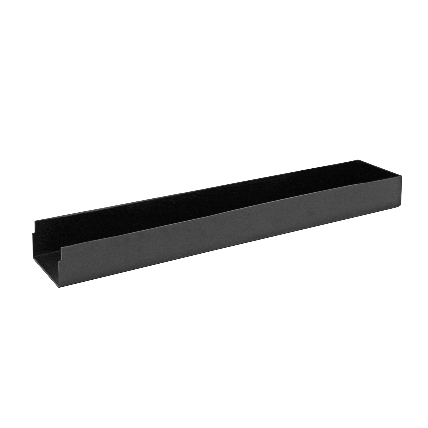 Rahmen für Schnittkuchenblech, 11,5 x 59 x 5,5 cm, ABS, schwarz, genarbt