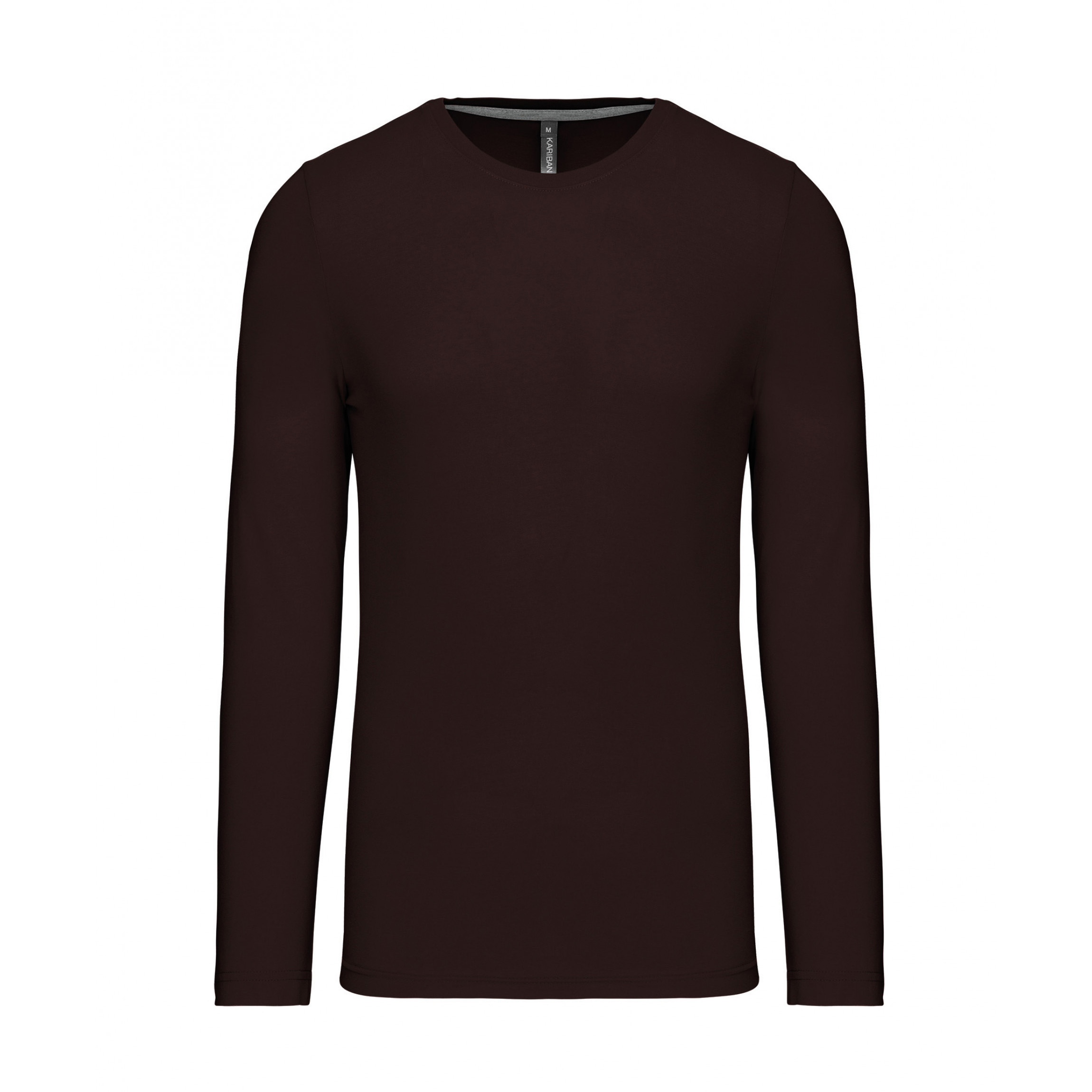 Unisex-Longsleeve Kariban, chocolate