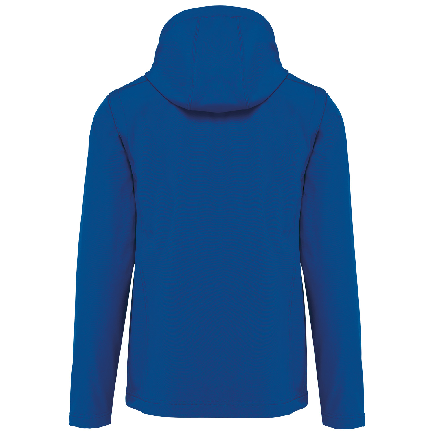 Unisex-Softshell-Jacke, 3-lagig mit Kapuze und abnehmbaren Ärmeln, dark royal blue