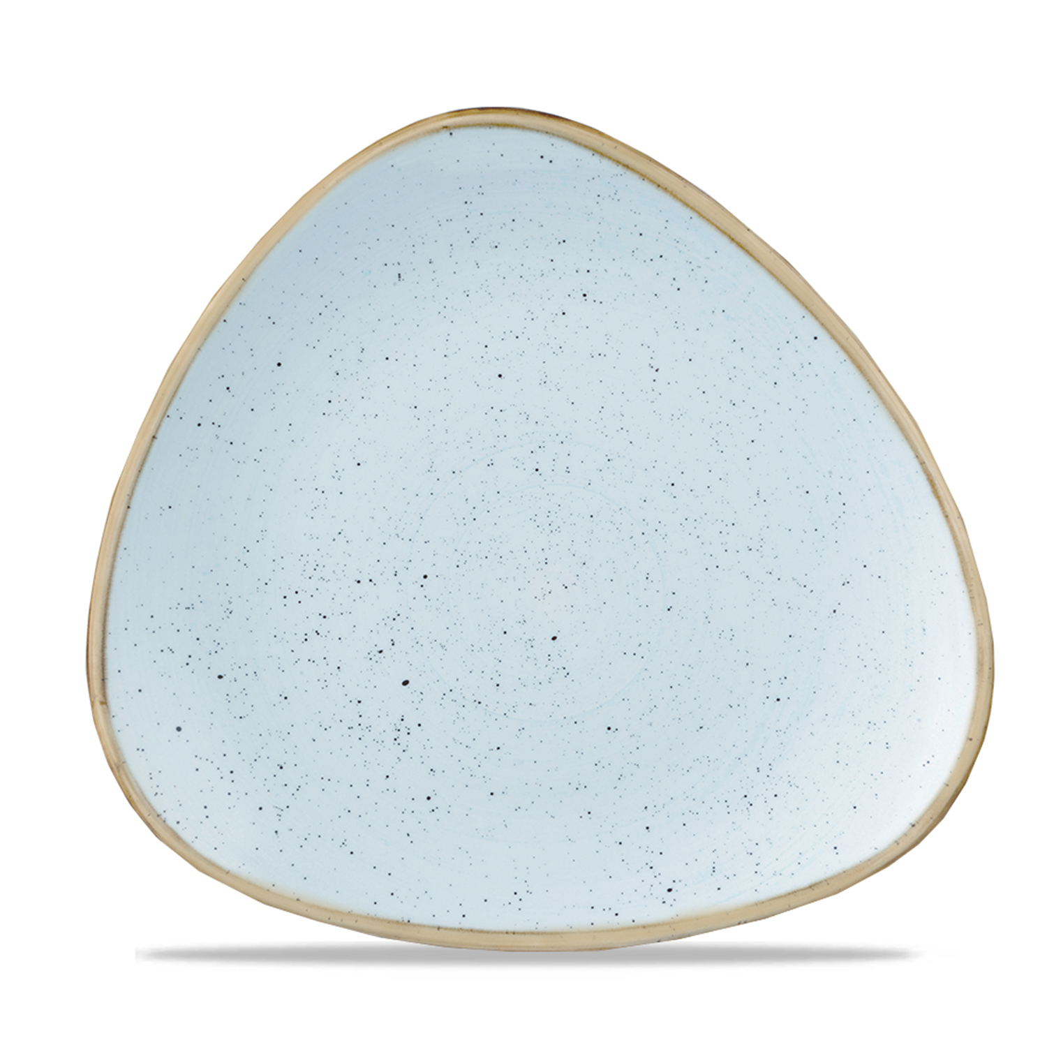 Triangle Teller flach 28,5 cm, Stonecast Duck Egg Blue