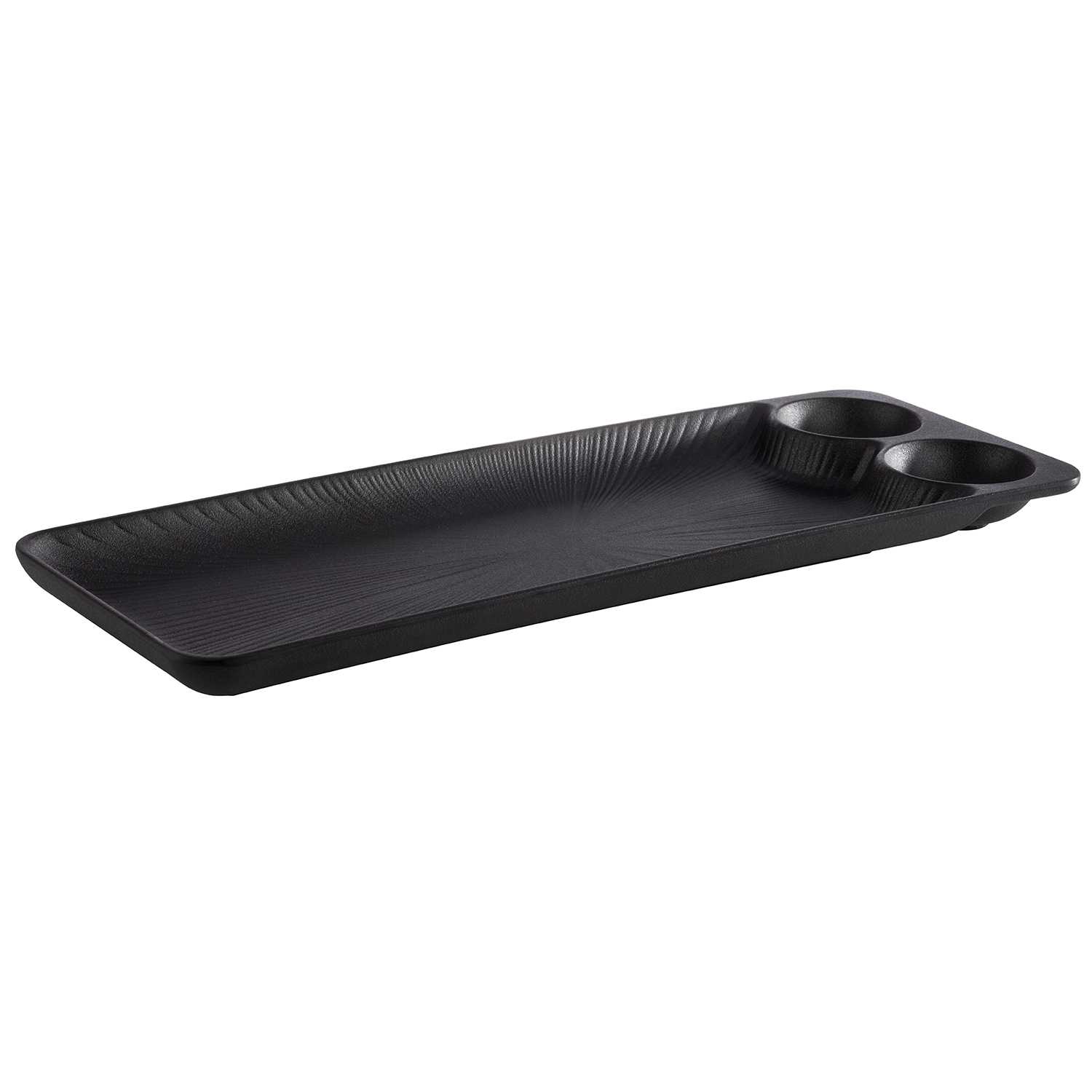 Tablett -NERO-41 x 15 cm, H: 2,5 cm