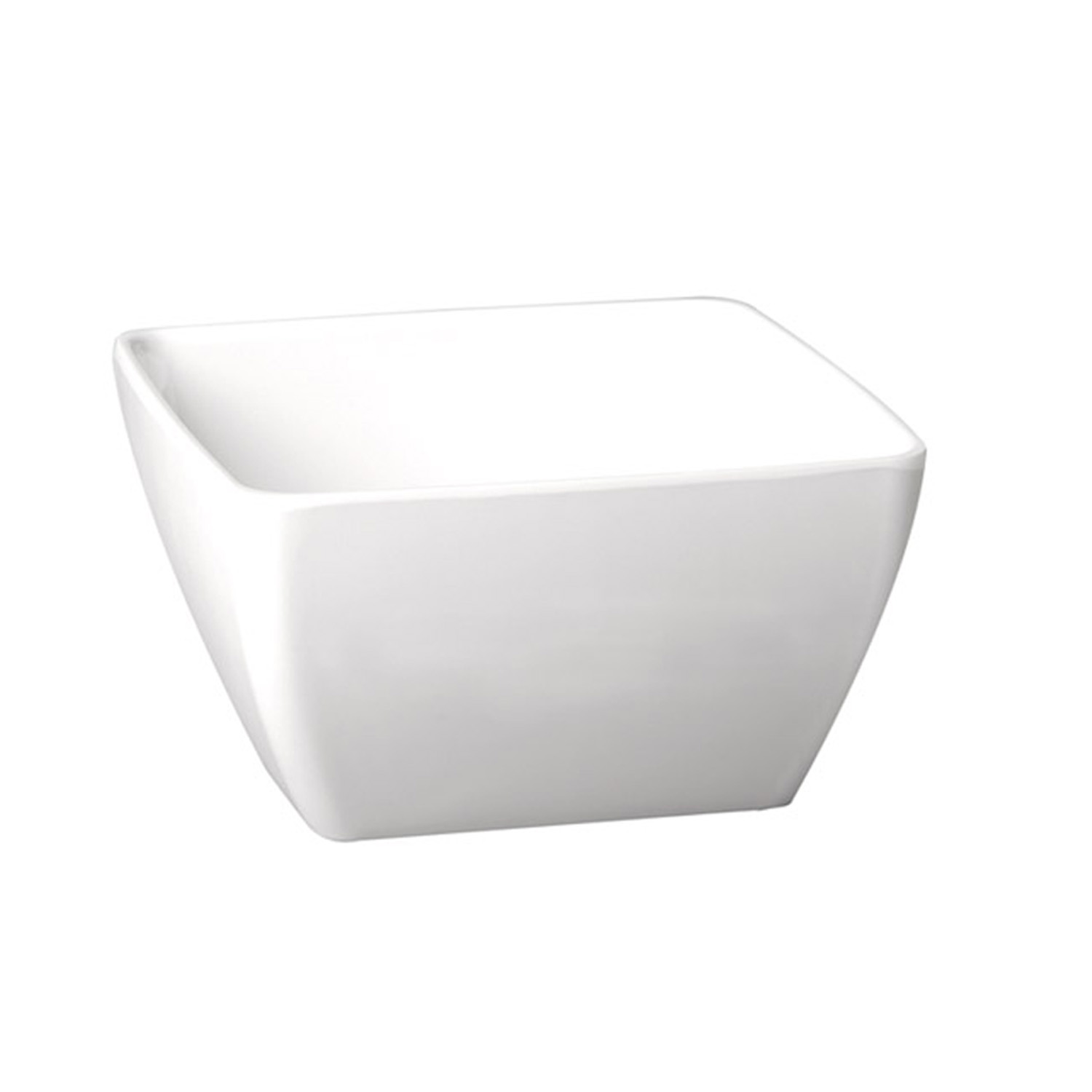Schale -PURE- 19 x 19 cm, H: 9 cm Melamin, weiß, 1,5 Liter