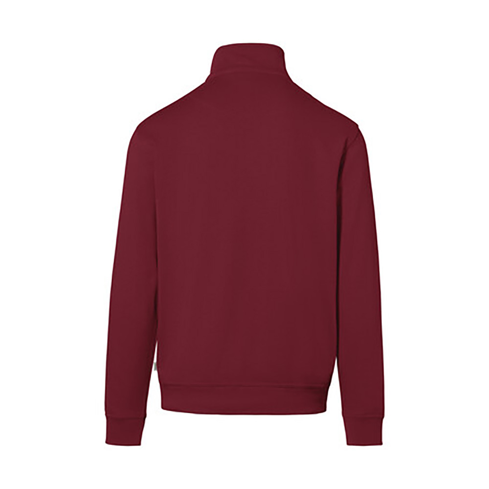 Zip-Sweatshirt Premium, weinrot