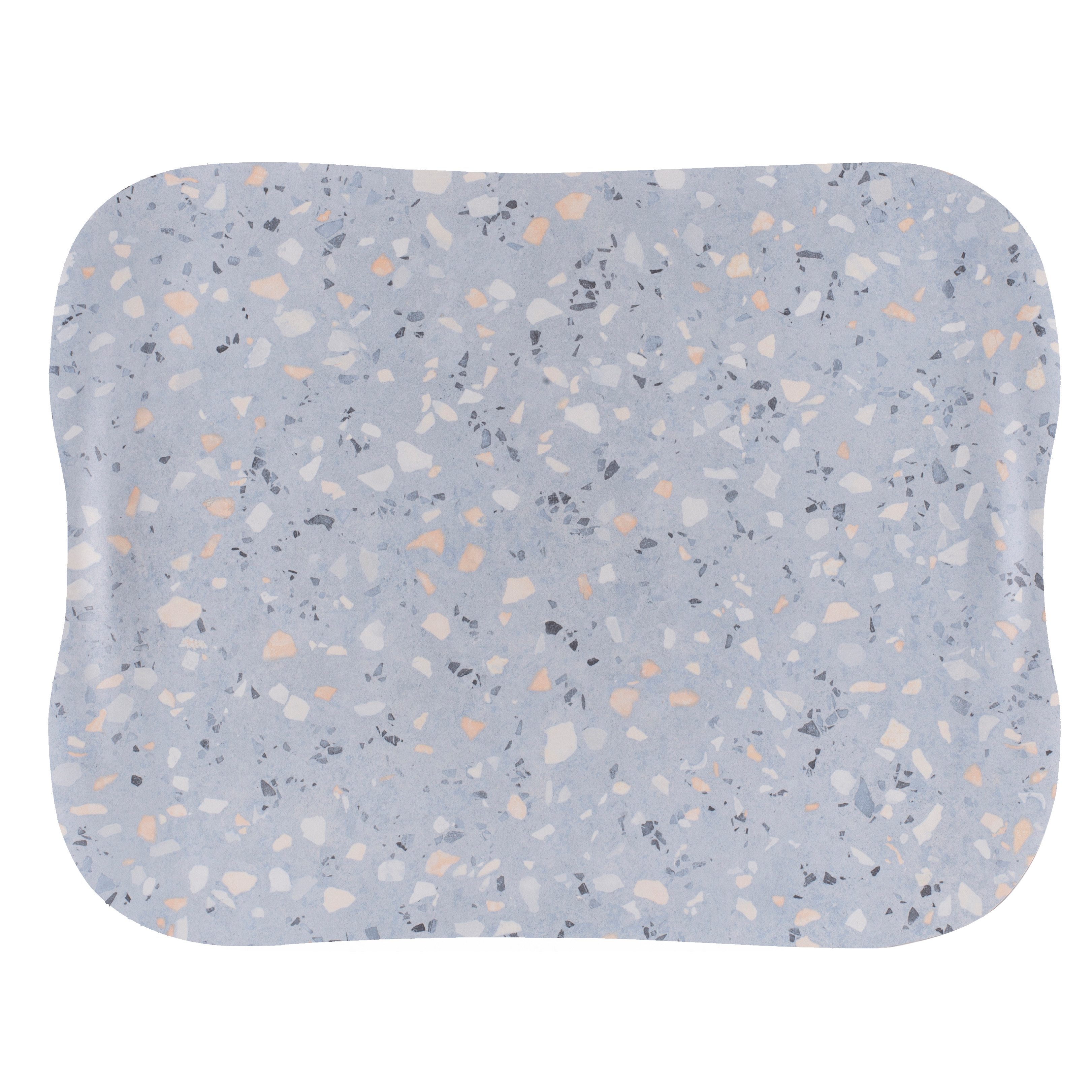 Tablett Dura matt 43 x 33 cm, Terrazzo