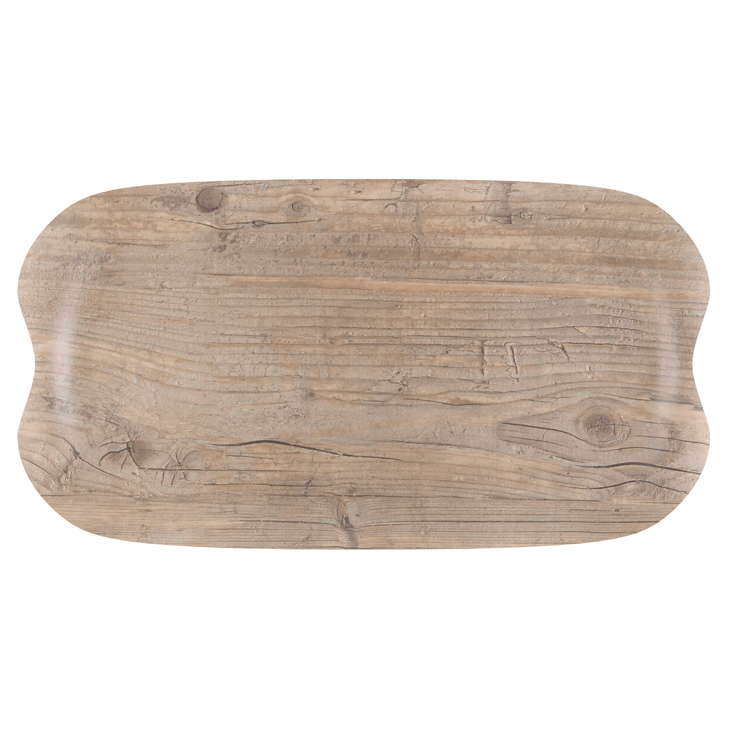 Tablett Earth Tray Wave 43 x 23 cm, Vintage, rutschfest