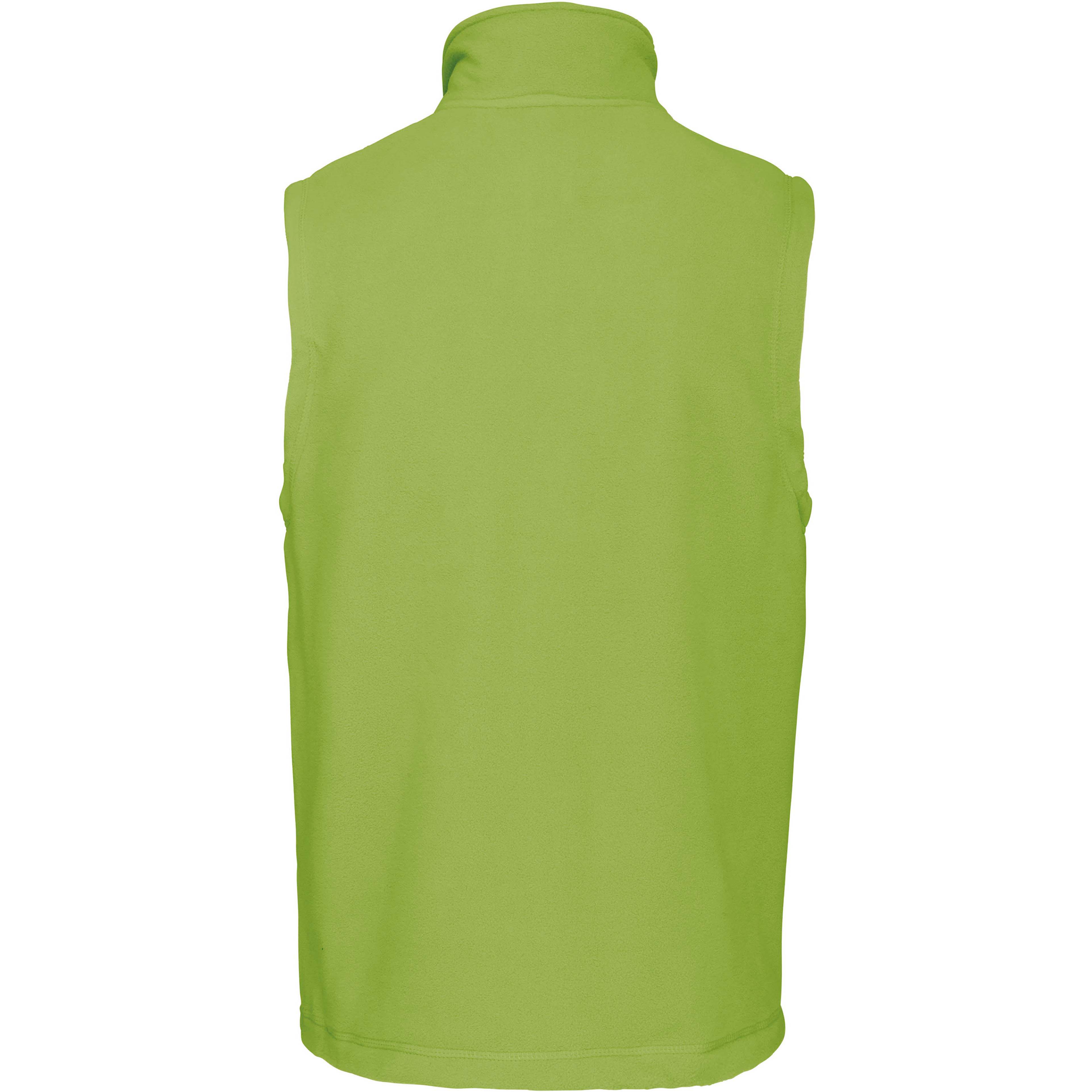 Herren-Fleece-Weste, lime