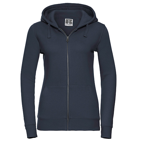 Damen Zip Hooded Sweatjacke, tinte