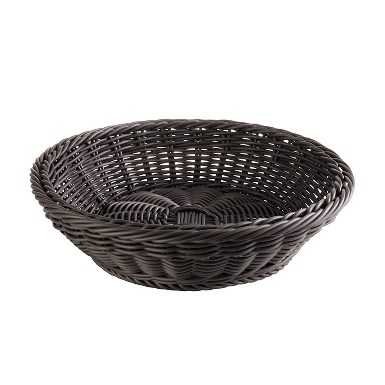Präsentationsschale hoch Ø 29 cm, Höhe 7 cm, schwarz