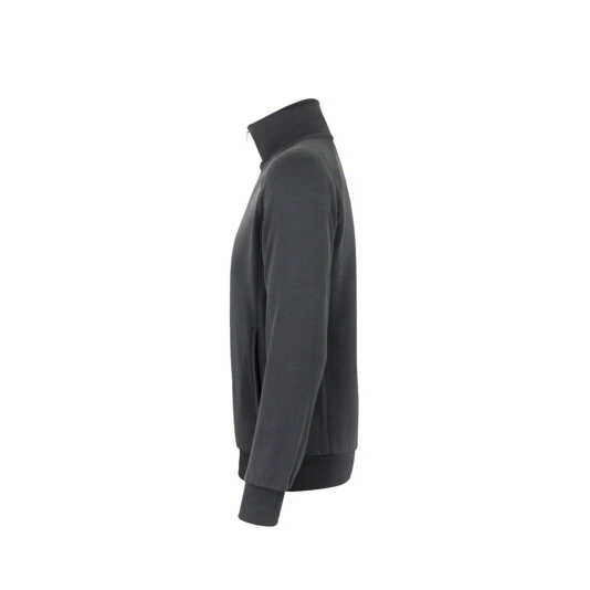 Unisex-Sweatjacke College, anthrazit